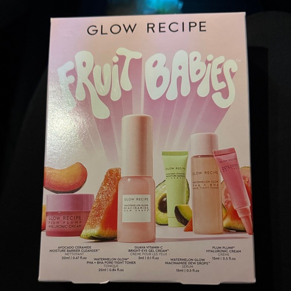 Glow Recipe Other - Glow Recipe Fruit Babies Set - Pink, Green, and Cream